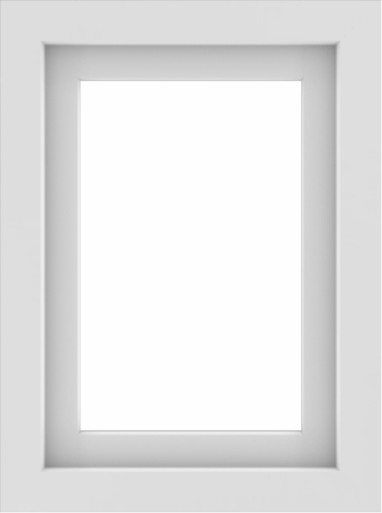 WDMA 18x24 (17.5 x 23.5 inch) Vinyl uPVC White Picture Window without Grids-1