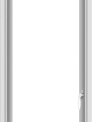 WDMA 20x54 (19.5 x 53.5 inch) uPVC Vinyl White push out Casement Window without Grids Interior