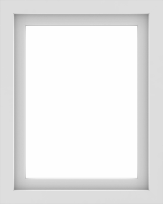 WDMA 24x30 (23.5 x 29.5 inch) Vinyl uPVC White Picture Window without Grids-1