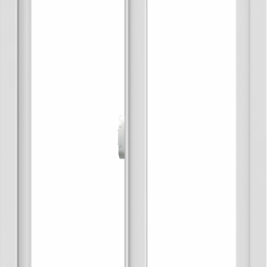 WDMA 24x42 (23.5 x 41.5 inch) Vinyl uPVC White Slide Window without Grids Interior