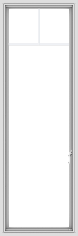 24x72-vinyl-white-push-out-casement-window-without-grids-4_3d7e24d8-4939-4a14-9ba5-52983b9b410f WDMA 24x72 (23.5 x 71.5 inch) White Vinyl uPVC Push out Casement Window with Fractional Grilles