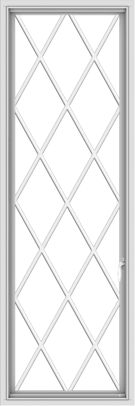 24x72-vinyl-white-push-out-casement-window-without-grids-6_b8944416-a9a3-4dac-9548-c3ce7bceaffc WDMA 24x72 (23.5 x 71.5 inch) White Vinyl uPVC Push out Casement Window without Grids with Diamond Grills