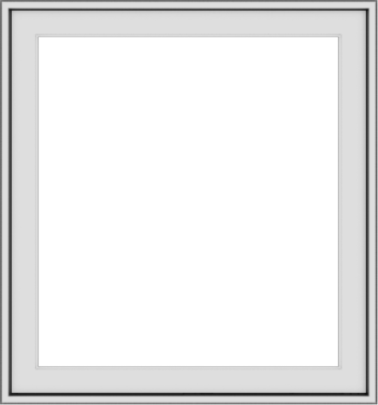 WDMA 28x30 (27.5 x 29.5 inch) Vinyl uPVC White Push out Casement Window without Grids Exterior