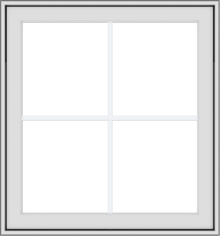 28x30-white-vinyl-crank-out-awning-window-without-grids-2 WDMA 28x30 (27.5 x 29.5 inch) White Vinyl uPVC Crank out Awning Window with Colonial Grids Exterior