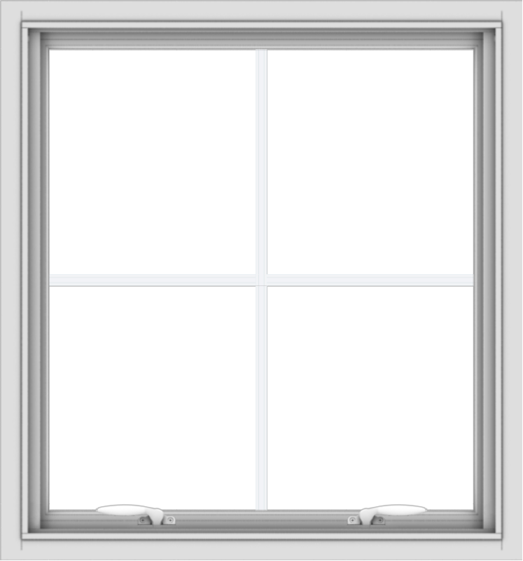 28x30-white-vinyl-push-out-awning-window-without-grids-1 WDMA 28x30 (27.5 x 29.5 inch) White uPVC Vinyl Push out Awning Window with Colonial Grids Interior