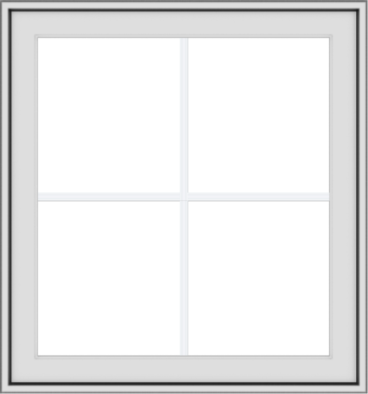 28x30-white-vinyl-push-out-awning-window-without-grids-2 WDMA 28x30 (27.5 x 29.5 inch) White uPVC Vinyl Push out Awning Window with Colonial Grids Exterior