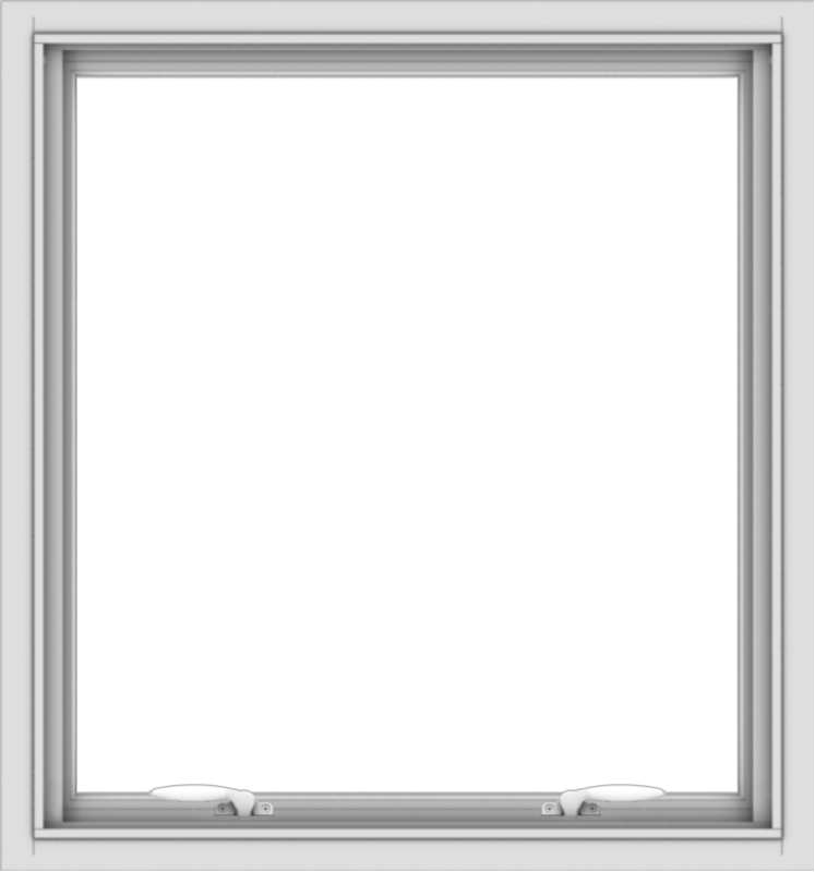 28x30-white-vinyl-push-out-awning-window-without-grids-3-1 WDMA 28x30 (27.5 x 29.5 inch) White uPVC Vinyl Push out Awning Window without Grids