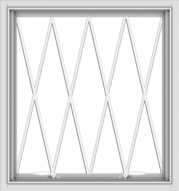 28x30-white-vinyl-push-out-awning-window-without-grids-6 WDMA 28x30 (27.5 x 29.5 inch) White uPVC Vinyl Push out Awning Window without Grids with Diamond Grills