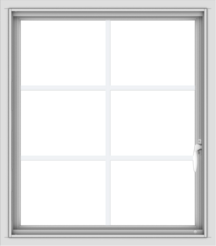 28x32-vinyl-white-push-out-casement-window-without-grids-3_e89e9c65-f1e8-4f93-a3b4-c0fa5cd0cc20 WDMA 28x32 (27.5 x 31.5 inch) Vinyl uPVC White Push out Casement Window with Colonial Grids