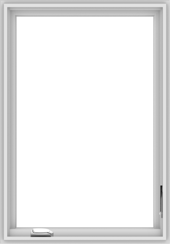 28x40-white-vinyl-crank-out-casement-window-without-grids-1_e323dade-2b53-48fb-aa49-a22c1c0098e4 WDMA 28x40 (27.5 x 39.5 inch) White Vinyl uPVC Crank out Casement Window without Grids Interior
