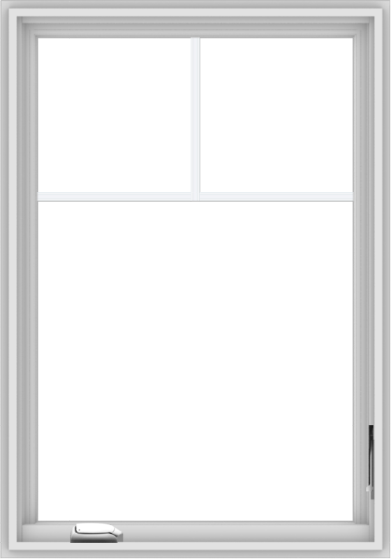 28x40-white-vinyl-crank-out-casement-window-without-grids-4_b384f5ef-f5f4-483a-be5b-3e2889ee8ce5 WDMA 28x40 (27.5 x 39.5 inch) White Vinyl uPVC Crank out Casement Window with Fractional Grilles