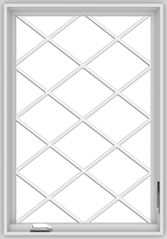 28x40-white-vinyl-crank-out-casement-window-without-grids-6_a103efc7-7119-44a0-b76d-79aeb66a212a WDMA 28x40 (27.5 x 39.5 inch) White Vinyl uPVC Crank out Casement Window with Diamond Grills