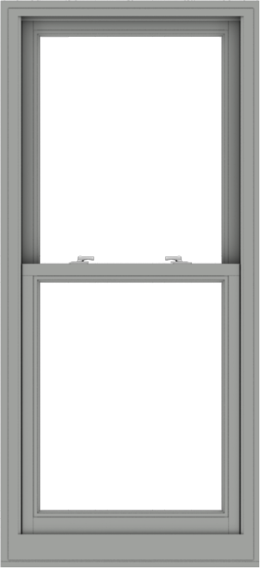 WDMA 28x61 (27.5 x 60.5 inch)  Aluminum Single Double Hung Window without Grids-1