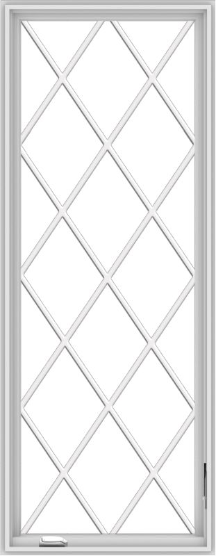28x72-white-vinyl-crank-out-casement-window-without-grids-6_a57583bd-6d24-4161-b246-53401086fd9d WDMA 28x72 (27.5 x 71.5 inch) White Vinyl uPVC Crank out Casement Window without Grids with Diamond Grills