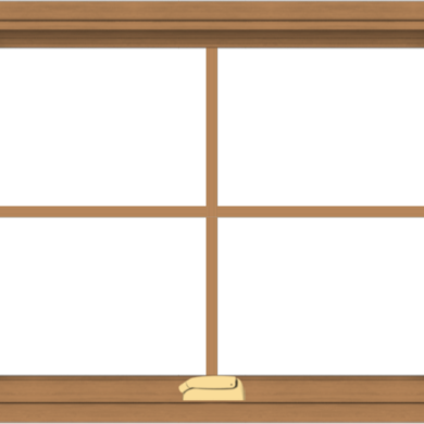 WDMA 30x24 (29.5 x 23.5 inch) Oak Wood Dark Brown Bronze Aluminum Crank out Awning Window with Colonial Grids Interior