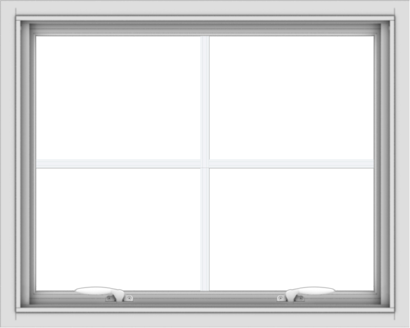 30x24-white-vinyl-push-out-awning-window-without-grids-1 WDMA 30x24 (29.5 x 23.5 inch) White uPVC Vinyl Push out Awning Window with Colonial Grids Interior