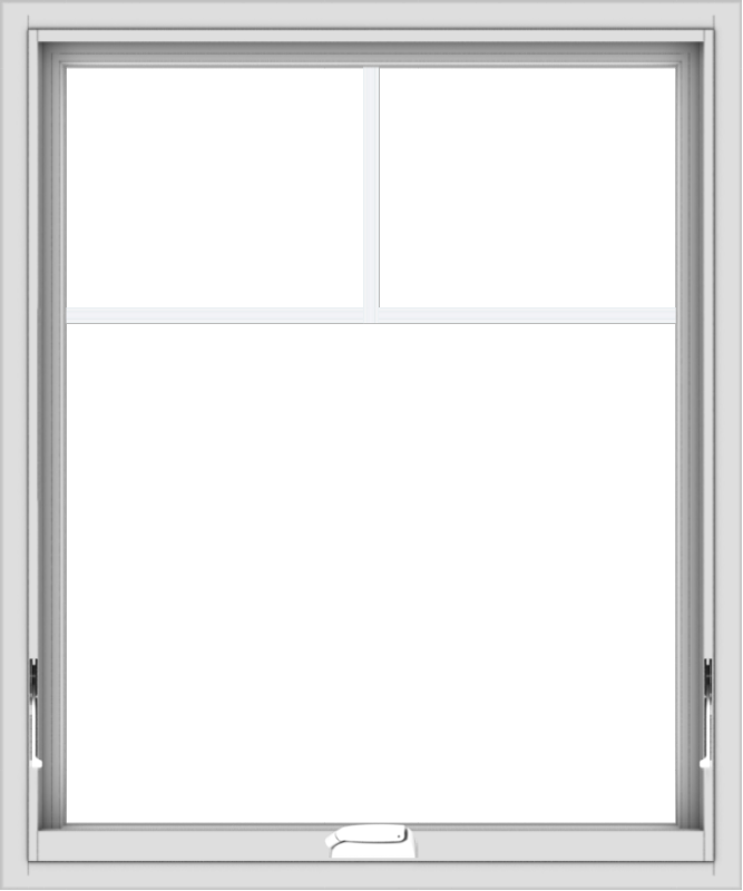 30x36-white-vinyl-crank-out-awning-window-without-grids-4_d55a91c3-fdf8-4a72-9dd1-e82d0bb52165 WDMA 30x36 (29.5 x 35.5 inch) White Vinyl uPVC Crank out Awning Window with Fractional Grilles