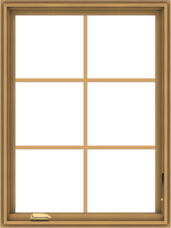 30x40-pine-wood-dark-grey-aluminum-crank-out-casement-window-without-grids-3_a1224557-9ed8-4f9c-9559-1f1eb63bd72f WDMA 30x40 (29.5 x 39.5 inch) Pine Wood Dark Grey Aluminum Crank out Casement Window with Colonial Grids