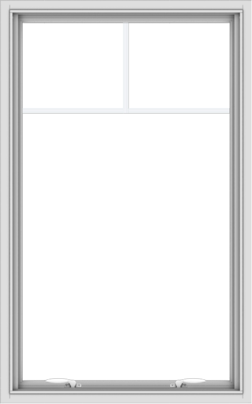 30x48-white-vinyl-push-out-awning-window-without-grids-4_6a9249a2-4582-4248-ad5b-e3aea91d785e WDMA 30x48 (29.5 x 47.5 inch) White uPVC Vinyl Push out Awning Window with Fractional Grilles