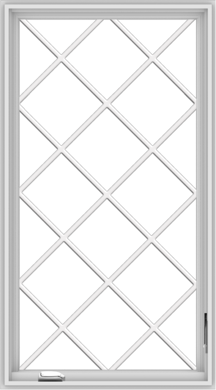 30x54-white-vinyl-crank-out-casement-window-without-grids-6_2d5227cf-4bed-458c-87de-3288cb516161 WDMA 30x54 (29.5 x 53.5 inch) White Vinyl uPVC Crank out Casement Window without Grids with Diamond Grills