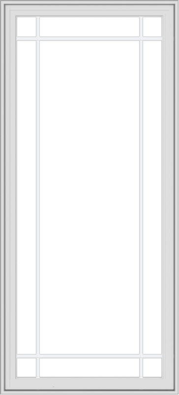 30x66-white-vinyl-crank-out-casement-window-without-grids-5_1a3f30b3-037b-4fc5-9681-9f378199fcd9 WDMA 30x66 (29.5 x 65.5 inch) White Vinyl uPVC Crank out Casement Window with Prairie Grilles