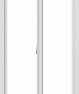 WDMA 30x72 (29.5 x 71.5 inch) Vinyl uPVC White Slide Window without Grids Interior