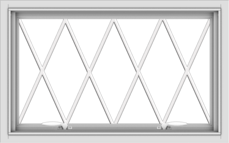 32x20-white-vinyl-push-out-awning-window-without-grids-6_cb42baea-d7ed-467e-847a-f5659c9b6cd7 WDMA 32x20 (31.5 x 19.5 inch) White uPVC Vinyl Push out Awning Window without Grids with Diamond Grills