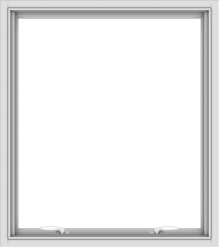 32x36-white-vinyl-push-out-awning-window-without-grids-3_57c579e9-2a72-4d9d-9c65-72aff5050365 WDMA 32x36 (31.5 x 35.5 inch) White uPVC Vinyl Push out Awning Window without Grids