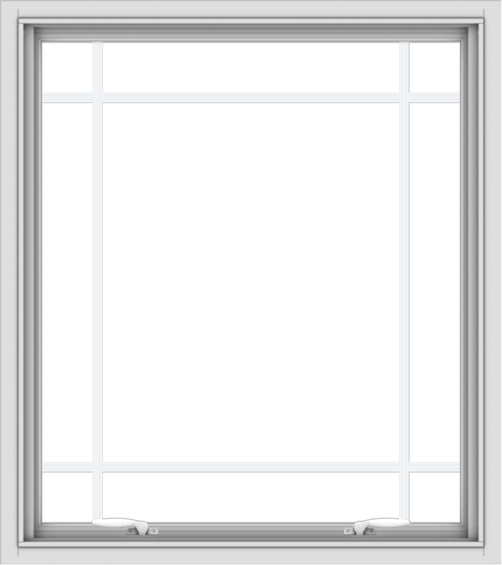 32x36-white-vinyl-push-out-awning-window-without-grids-5_7d75af00-1fab-4233-b7da-4b78e9215a6d WDMA 32x36 (31.5 x 35.5 inch) White uPVC Vinyl Push out Awning Window with Prairie Grilles