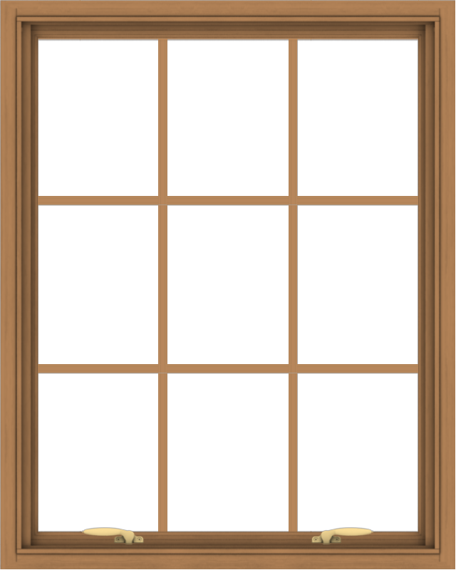 32x40-oak-wood-green-aluminum-push-out-awning-window-without-grids-1_d9693b5e-8dba-45e4-83ac-bb66e5f8f71e WDMA 32x40 (31.5 x 39.5 inch) Oak Wood Green Aluminum Push out Awning Window with Colonial Grids Interior