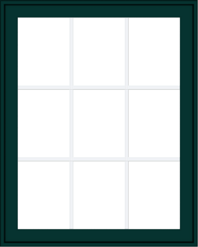 32x40-oak-wood-green-aluminum-push-out-awning-window-without-grids-2_a06935f0-0a41-4d65-9e6b-5960ddb7e0dc WDMA 32x40 (31.5 x 39.5 inch) Oak Wood Green Aluminum Push out Awning Window with Colonial Grids Exterior