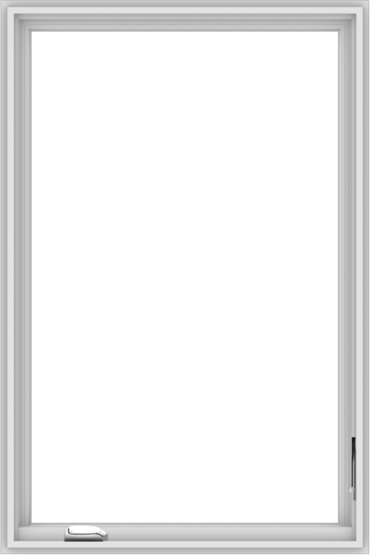 32x48-white-vinyl-crank-out-casement-window-without-grids-1_275ffb5c-35ae-4610-a7d1-b599ce357d2f WDMA 32x48 (31.5 x 47.5 inch) White Vinyl UPVC Crank out Casement Window with Colonial Grids Interior