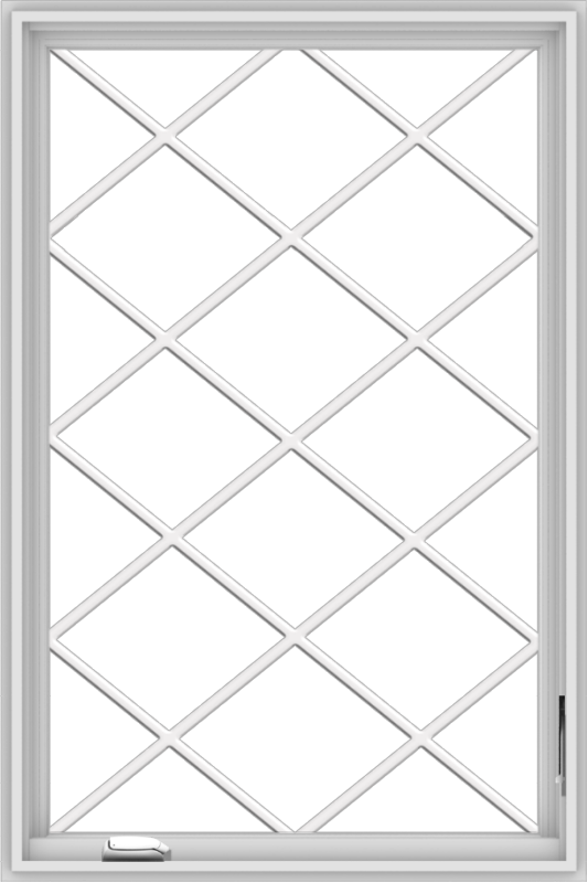 32x48-white-vinyl-crank-out-casement-window-without-grids-6_c55e3c0a-efa4-4ec2-8cdc-0ec75dd360d0 WDMA 32x48 (31.5 x 47.5 inch) White Vinyl UPVC Crank out Casement Window without Grids with Diamond Grills