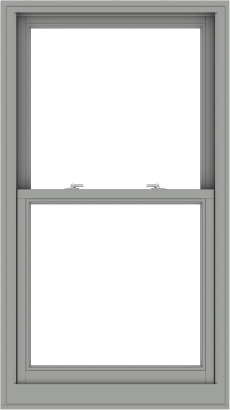 WDMA 32x57 (31.5 x 56.5 inch)  Aluminum Single Double Hung Window without Grids-1