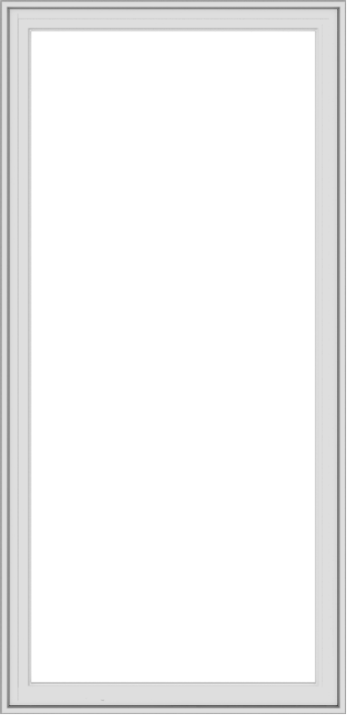 32x66-white-vinyl-crank-out-casement-window-without-grids-2_bac23fa4-e26e-4127-ad19-04cb6d3d8552 WDMA 32x66 (31.5 x 65.5 inch) White Vinyl UPVC Crank out Casement Window with Colonial Grids Exterior