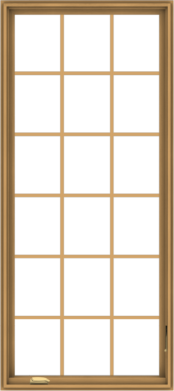 32x72-pine-wood-dark-grey-aluminum-crank-out-casement-window-without-grids-3_e1080f42-5a21-4d2a-a6b3-2ec4cd8a868b WDMA 32x72 (31.5 x 71.5 inch) Pine Wood Dark Grey Aluminum Crank out Casement Window without Grids