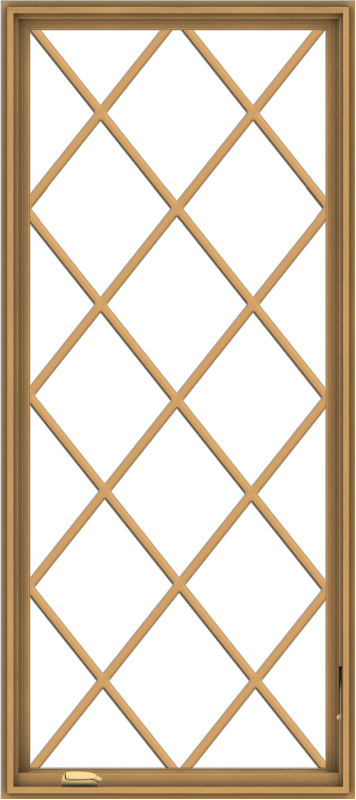 32x72-pine-wood-dark-grey-aluminum-crank-out-casement-window-without-grids-6_4bead557-67a7-4e66-83d1-946a945f1561 WDMA 32x72 (31.5 x 71.5 inch) Pine Wood Dark Grey Aluminum Crank out Casement Window without Grids with Diamond Grills