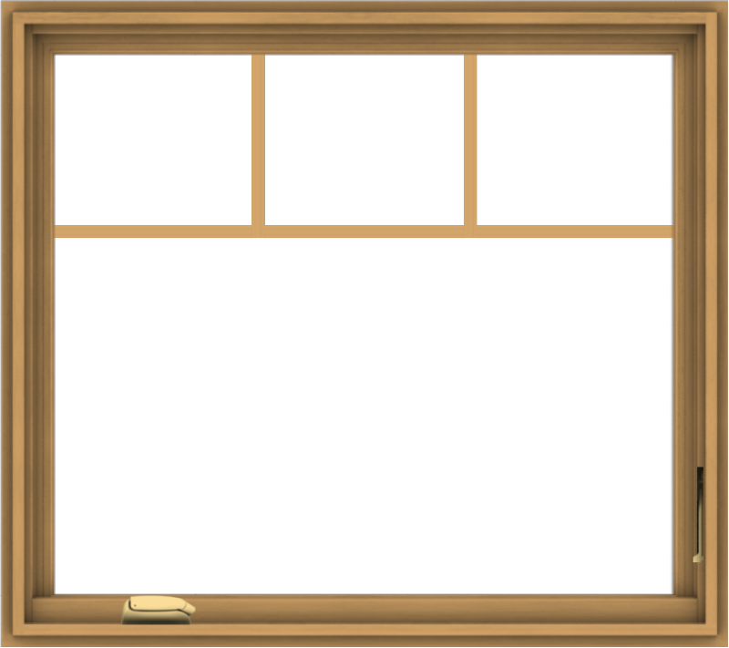 36x32-pine-wood-dark-grey-aluminum-crank-out-casement-window-without-grids-4_8e92d715-c1a8-4cce-872e-d86a044cb4bc WDMA 36x32 (35.5 x 31.5 inch) Pine Wood Dark Grey Aluminum Crank out Casement Window with Fractional Grilles