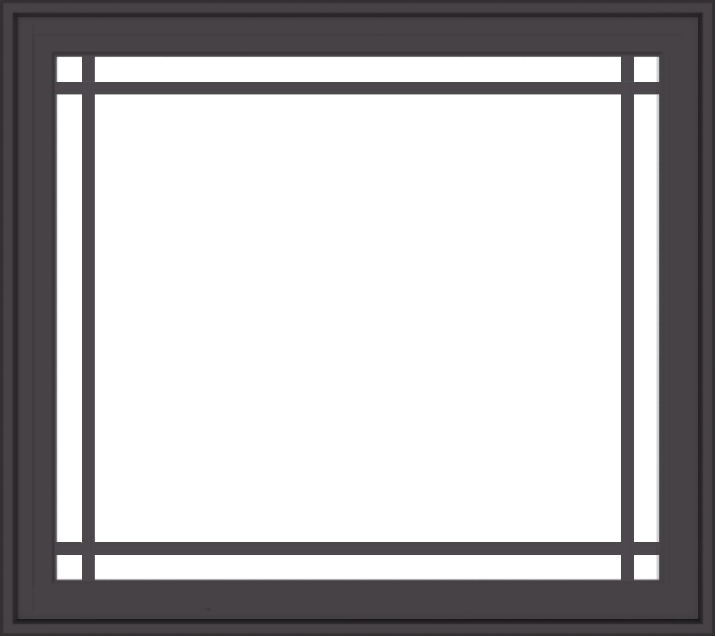 36x32-pine-wood-dark-grey-aluminum-crank-out-casement-window-without-grids-5_4502311e-5870-4a12-9bf3-0f7d2e23be62 WDMA 36x32 (35.5 x 31.5 inch) Pine Wood Dark Grey Aluminum Crank out Casement Window with Prairie Grilles