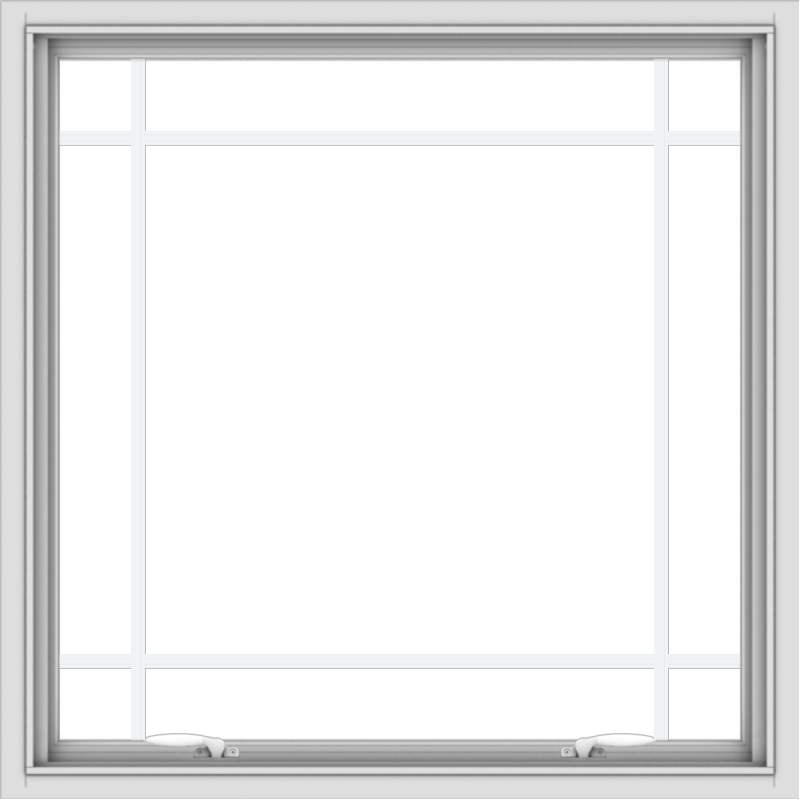 36x36-white-vinyl-push-out-awning-window-without-grids-5_de96c44b-c7b4-4708-852d-06bb7a4a2e8e WDMA 36x36 (35.5 x 35.5 inch) White uPVC Vinyl Push out Awning Window with Prairie Grilles
