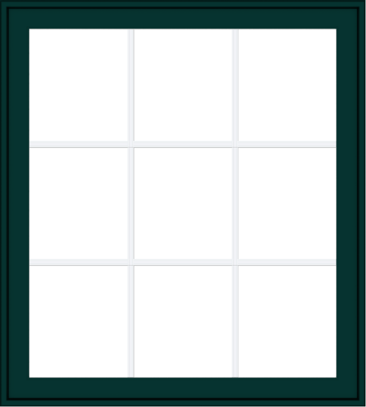 36x40-oak-wood-green-aluminum-push-out-awning-window-without-grids-2_de9ddb87-2b8e-47b9-8b8a-02fbdc0d8f4f WDMA 36x40 (35.5 x 39.5 inch) Oak Wood Green Aluminum Push out Awning Window with Colonial Grids Exterior