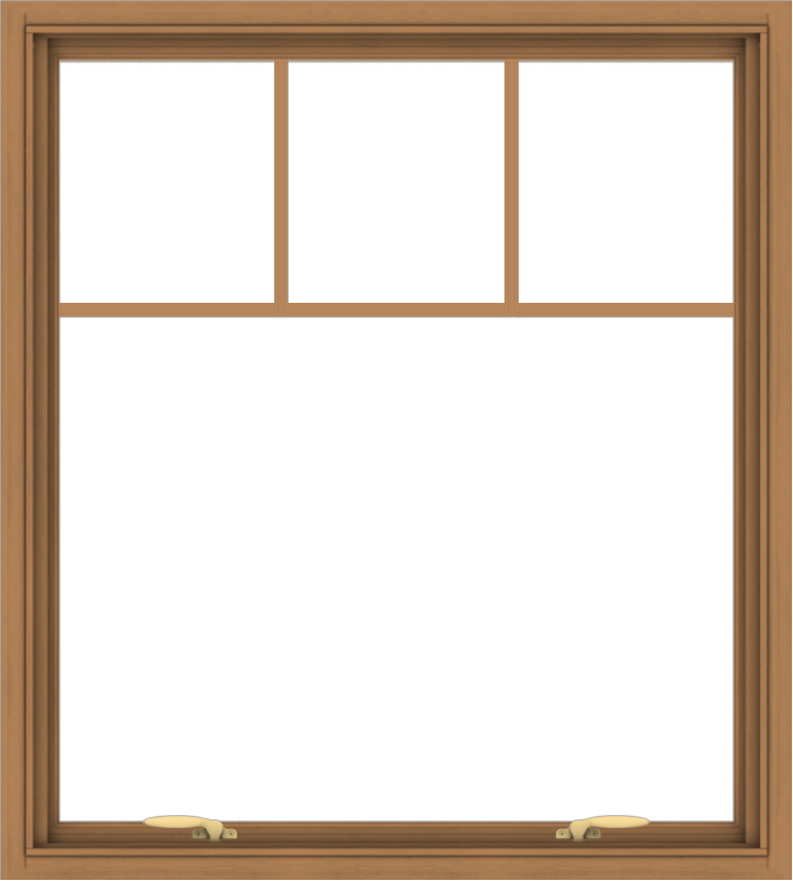 36x40-oak-wood-green-aluminum-push-out-awning-window-without-grids-4_06361204-aa22-41d0-9c41-7182d5c98d39 WDMA 36x40 (35.5 x 39.5 inch) Oak Wood Green Aluminum Push out Awning Window with Fractional Grilles