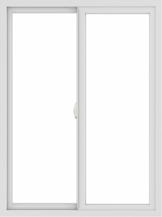 WDMA 36x48 (35.5 x 47.5 inch) Vinyl uPVC White Slide Window without Grids Interior