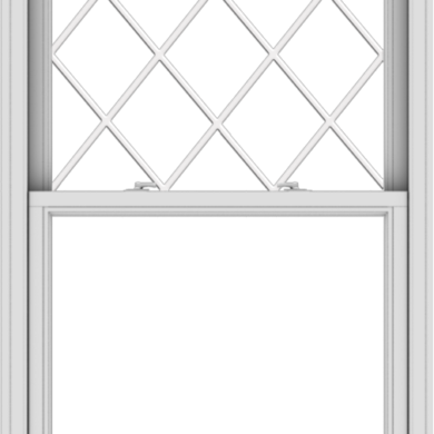 WDMA 36x57 (35.5 x 56.5 inch)  Aluminum Single Double Hung Window with Diamond Grids