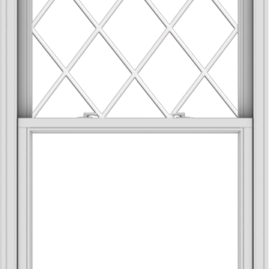 WDMA 36x60 (35.5 x 59.5 inch)  Aluminum Single Double Hung Window with Diamond Grids