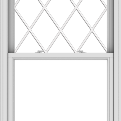 WDMA 36x66 (35.5 x 65.5 inch)  Aluminum Single Double Hung Window with Diamond Grids