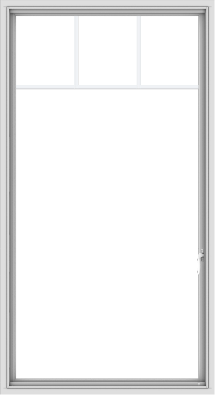 36x66-white-vinyl-push-out-casement-window-without-grids-4_351d2d7d-c056-4da9-b69c-5e25c1c4c932 WDMA 36x66 (35.5 x 65.5 inch) White uPVC Vinyl Push out Casement Window with Fractional Grilles