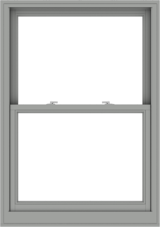 WDMA 38x54 (37.5 x 53.5 inch)  Aluminum Single Double Hung Window without Grids-1