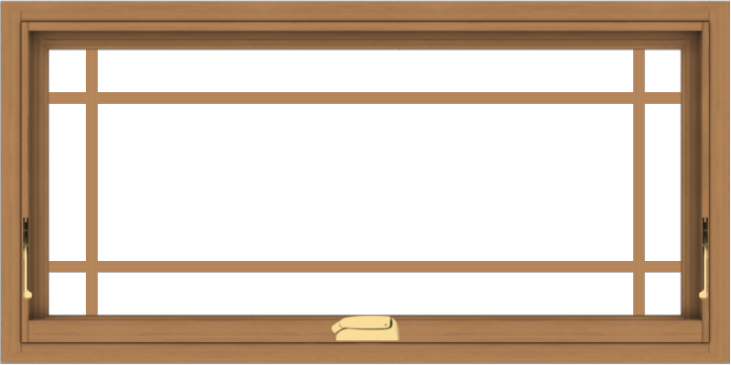 40x20-oak-wood-dark-brown-bronze-aluminum-crank-out-awning-window-without-grids-5 WDMA 40x20 (39.5 x 19.5 inch) Oak Wood Dark Brown Bronze Aluminum Crank out Awning Window with Prairie Grilles