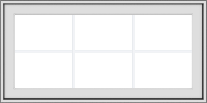 40x20-white-vinyl-push-out-awning-window-without-grids-2 WDMA 40x20 (39.5 x 19.5 inch) White uPVC Vinyl Push out Awning Window with Colonial Grids Exterior